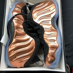 Brand new Copper Foamposites. SIZE 10.5